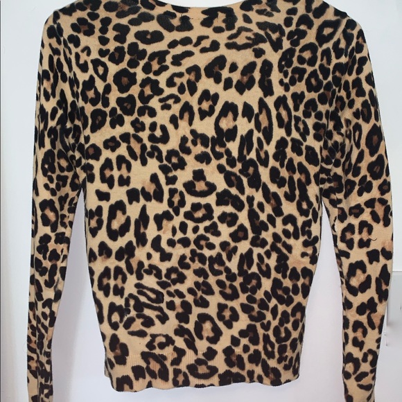 H&M Leopard Print Cardigan - Sz Small - Picture 6 of 6